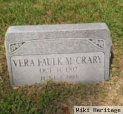 Vera Edith Faulk Mccrary