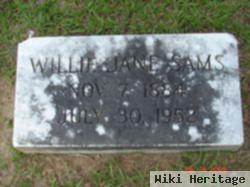 Willie Jane Jones Sams