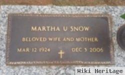 Martha Umbel Snow