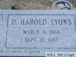 D. Harold Lyons