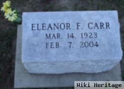 Eleanor F Carr