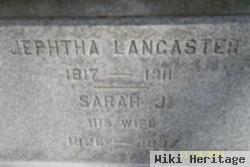 Sarah Jane Booth Lancaster