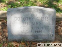 Dorothy Riehs Toombs