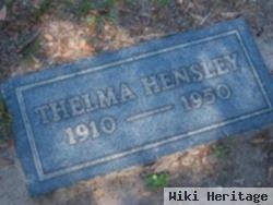 Thelma Badders Hensley