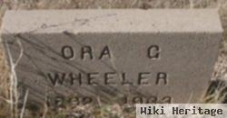 Ora G Wheeler