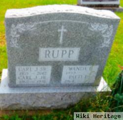 Carl J Rupp, Sr