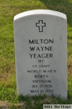 Milton Wayne Yeager