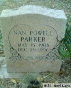 Nancy Virginia "nan" Powell Parker