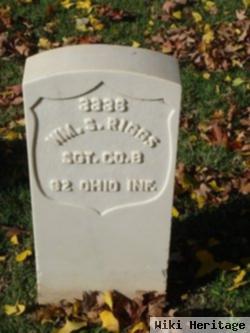 Sgt William S Riggs