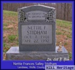 Nettie Francis Salley Stidham