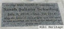 Sarah Juliana "julie" Witt Schuiling