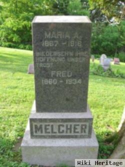 Maria A "mary" Bradstedter Melcher