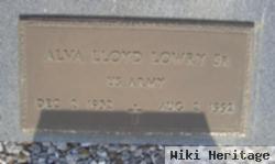 Alva Lloyd Lowry, Sr