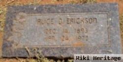 Alice O Erickson