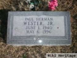 Paul Herman Wester, Jr