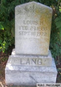 Louis H Lang