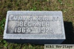 Emma Susan Zeigler Beckner