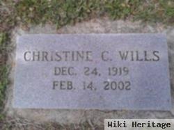 Christine Crook Wills