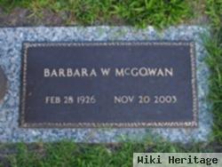 Barbara Winn Mcgowan