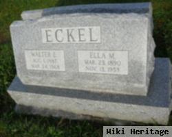 Walter Earl Eckel