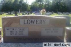 Walter F. "skeet" Lowery