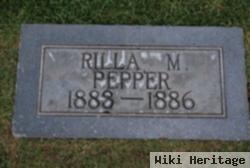 Rilla M. Pepper