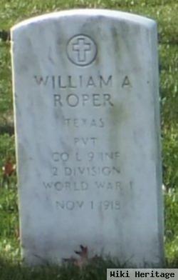 Pvt William A Roper