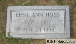 Epsie Ann Porter Hoss