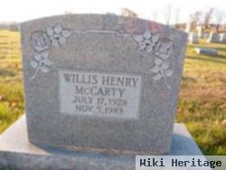 Willis Henry Mccarty