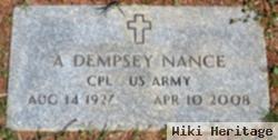 Alson Dempsey "dempsey" Nance