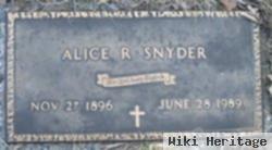 Alice R. Snyder