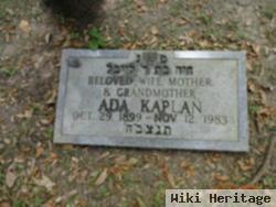 Mrs Ada Edith Kaplan