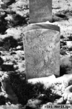 Bennie M Watson