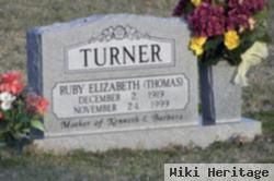 Ruby Elizabeth T Thomas Turner