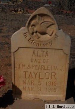 Alta Taylor