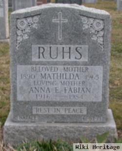 Anna Elizabeth Ruhs Fabian