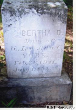 Bertha D York