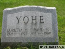 Paul E. Yohe