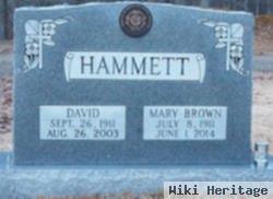 Mary Edith Brown Hammett