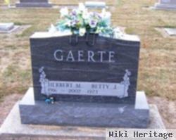 Herbert M Gaerte, Sr