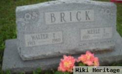 Walter F Brick