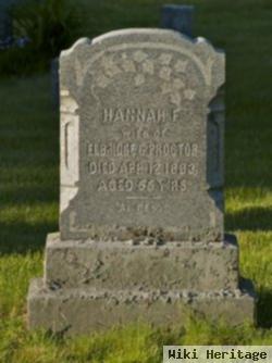 Hannah F. Proctor