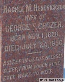 Rachel M Hendrickson Crozer