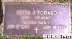 Pfc Peter J. Todaro