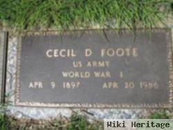 Cecil D. Foote