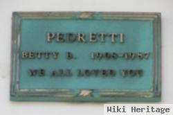 Betty B Pedretti