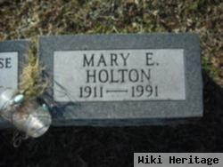 Mary E Holton