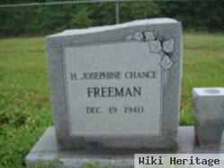 H Josephine Chance Freeman