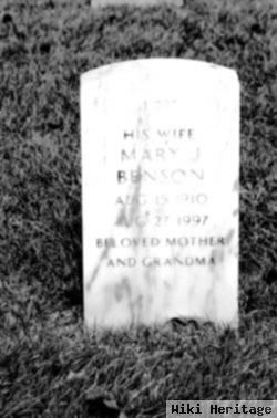 Mary J. Hornick Benson