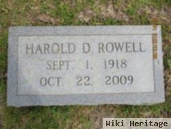 Harold Deland Rowell